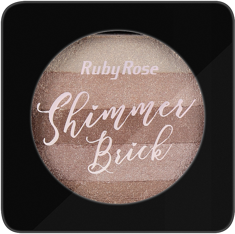 Хайлайтер для обличчя - Ruby Rose Shimmer Brick — фото N2