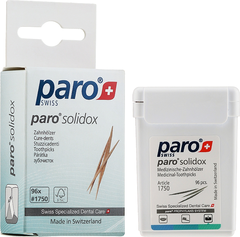 Медичні двосторонні зубочистки - Paro Swiss Solidox — фото N2