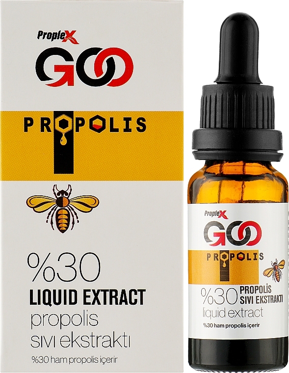 Капли с экстрактом прополиса - Dr. Clinic Proplex Goo Propolis 30% Liquid Extract — фото N2
