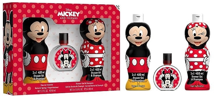 EP Line Disney Minnie Mouse - Набір (edt/50ml + sh/gel/100ml + bag) — фото N1