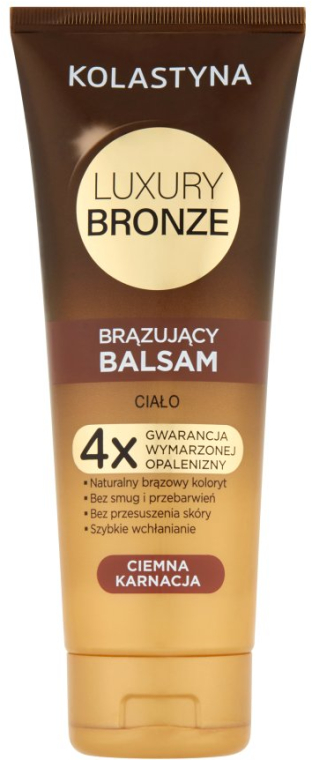 Бальзам-автозагар для темної шкіри - Kolastyna Luxury Bronze Tanning Balm