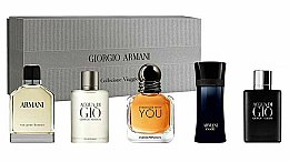 Духи, Парфюмерия, косметика Giorgio Armani Mini Set For Men - Набор (edt/2x7ml + edp/5ml + edt/5ml + edt/4ml)