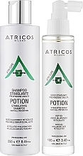 Набір "Система проти випадіння волосся" - Atricos Potion Anti-Hair Loss System Set (shm/250ml + h/ser/100ml) — фото N2