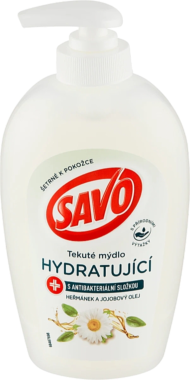 Жидкое мыло для рук "Ромашка и масло жожоба" - Savo Liquid Handwash Chamomile & Jojoba Oil — фото N1