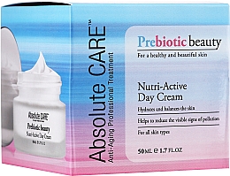 Духи, Парфюмерия, косметика Увлажняющий дневной крем для лица - Absolute Care Prebiotic Beauty Nutri-Active Day Cream 