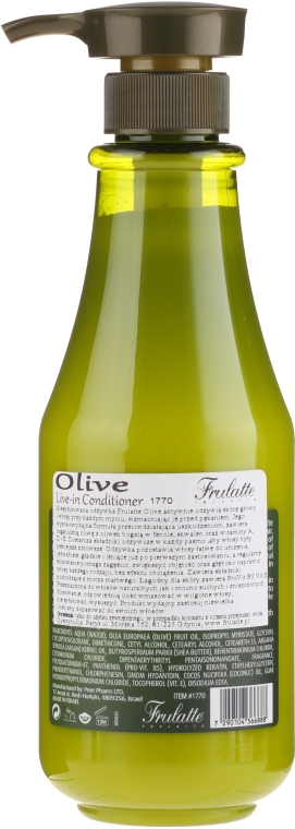 Несмываемый кондиционер для волос - Frulatte Protecting Olive Leave In Conditioner — фото N2