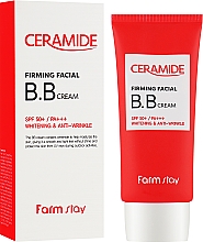 Зміцнювальний ВВ-крем для обличчя з керамідами SPF 50 - FarmStay Ceramide Firming Facial B.B Cream — фото N2