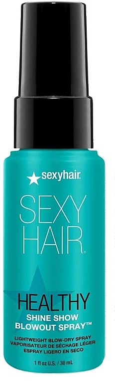 Спрей для укладання волосся - SexyHair HealthySexyHair Shine Show Blowout Spray — фото N1