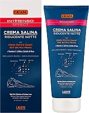 Нічний крем для поліпшення силуету тіла - Guam Inthenso Saline Night Cream With Seaweed Salts Of The Dead Sea — фото N2