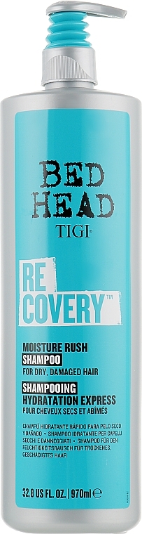 Шампунь для сухих и поврежденных волос - Tigi Bed Head Recovery Shampoo Moisture Rush — фото N3