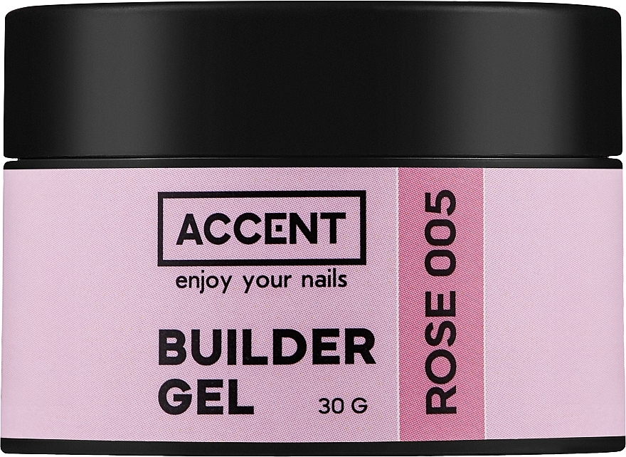 Моделирующий гель для ногтей - Accent Builder Gel White — фото N1