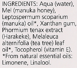 Гель з олією та нектаром мануки для жирної та комбінованої шкіри - Living Nature Manuka Honey Gel — фото N6