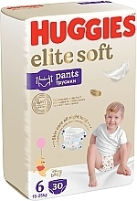 Підгузки-трусики Elite Soft Pants 6 (15-25 кг), 30 шт. - Huggies — фото N7