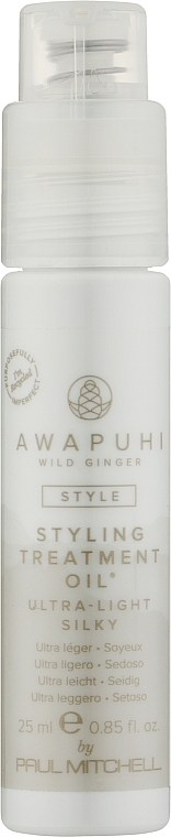 Масло для укладки и ухода за волосами - Paul Mitchell Awapuhi Wild Ginger Styling Treatment Oil