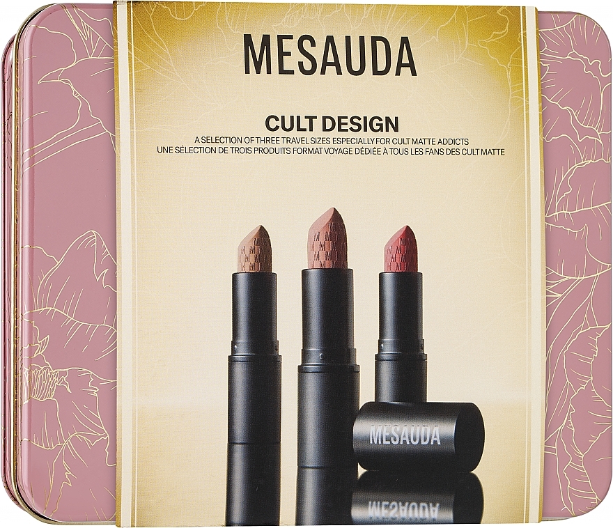 Набор - Mesauda Milano Cult Design Kit (lipstick/3x3g) — фото N1