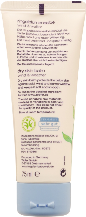 Дитячий бальзам для сухої шкіри - Topfer Babycare Baby Dry Skin Balm — фото N2