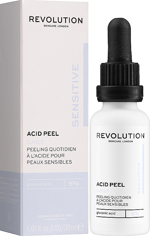 Пилинг для чувствительной кожи - Revolution Skincare Peeling Solution For Sensitive Skin — фото N2