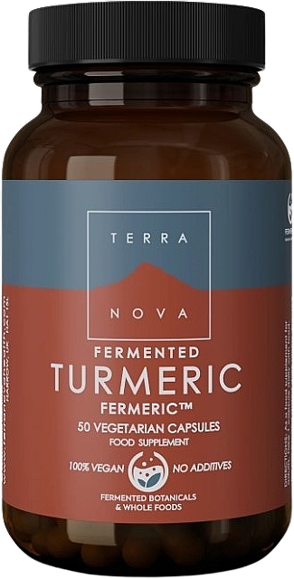 Харчова добавка "Ферментована куркума" - Terranova Fermented Turmeric — фото N1