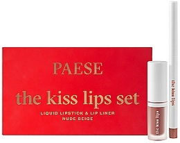 Парфумерія, косметика Набір - Paese The Kiss Lips (lipstick/3.4ml + lip pencil/0.3g)