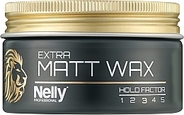 Духи, Парфюмерия, косметика Воск для волос "Extra Matt" - Nelly Professional Men Wax