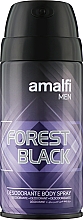 Духи, Парфюмерия, косметика Дезодорант-спрей "Черный лес" - Amalfi Men Deodorant Body Spray Forest Black