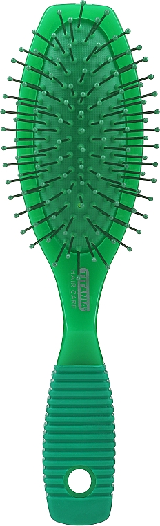 Щітка для волосся, 1820, зелена - Titania — фото N1