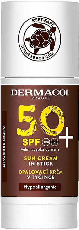 Крем сонцезахисний у стіку - Dermacol Sun Cream in Stick SPF 50+ — фото N1