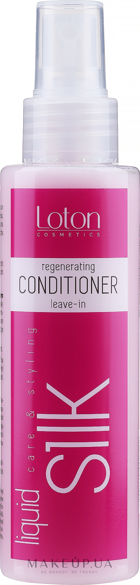 Двофазний кондиціонер із рідким шовком - Loton Two-Phase Conditioner Silk Regenerating Hair — фото 125ml