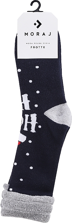 Хлопковые рождественские носки, CSL450-039, синие - Moraj — фото N1