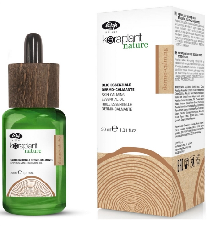Успокаивающее эфирное масло для чувствительной кожи головы - Lisap Keraplant Nature Oil — фото N1
