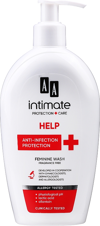 Эмульсия для интимной гигиены - AA Intimate Help+ Emulsion Anti-Infection Protection Emulsion