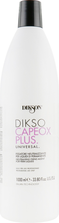 Нейтрализатор - Dikson Dikso Capeox Plus Neutralising Fixing Agent For Perm Liquids — фото N1