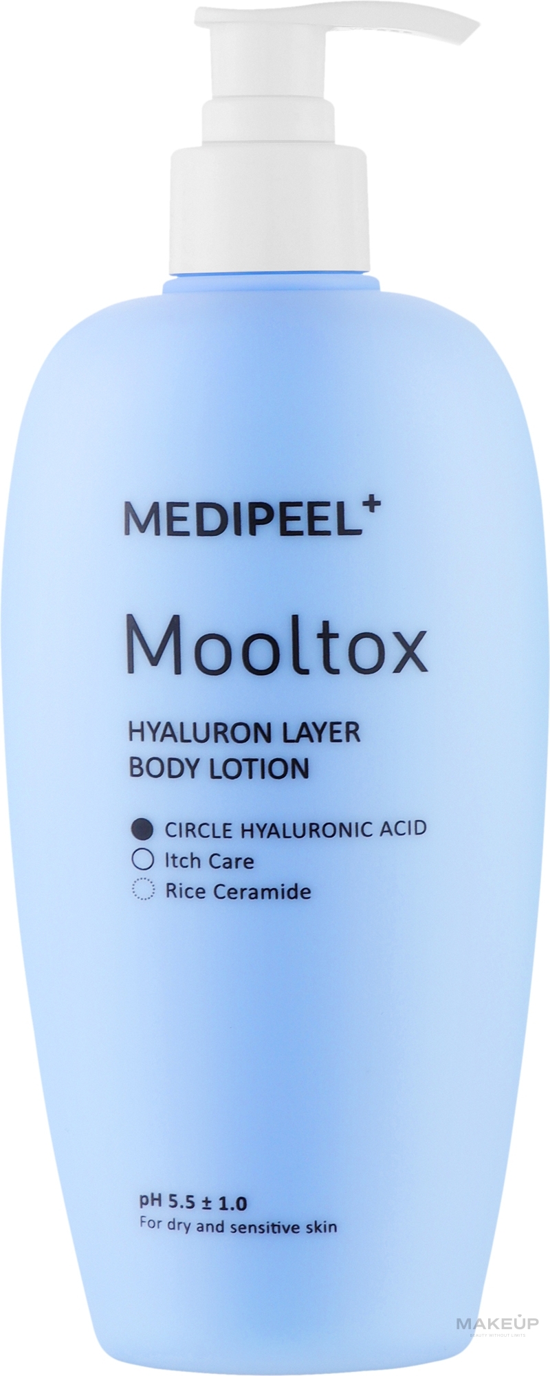 Увлажняющий лосьон для тела - MEDIPEEL Hyaluron Layer Body Lotion Mooltox  — фото 400ml