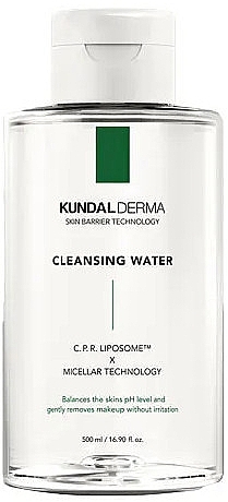 Міцелярна вода - Kundal Derma Cleansing Water — фото N1