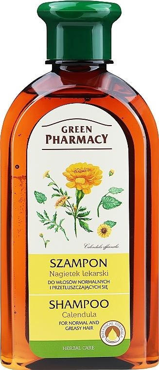 Шампунь "Календула лекарственная" - Зеленая Аптека