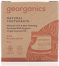 Дитяча натуральна зубна паста - Georganics Red Mandarin Natural Toothpaste — фото N3