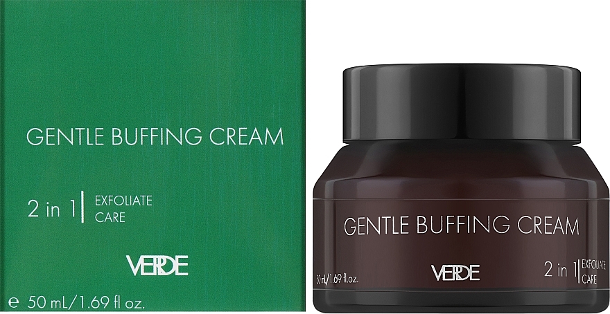 Мус-скраб для обличчя та брів - Verde Gentle Buffing Cream — фото N2