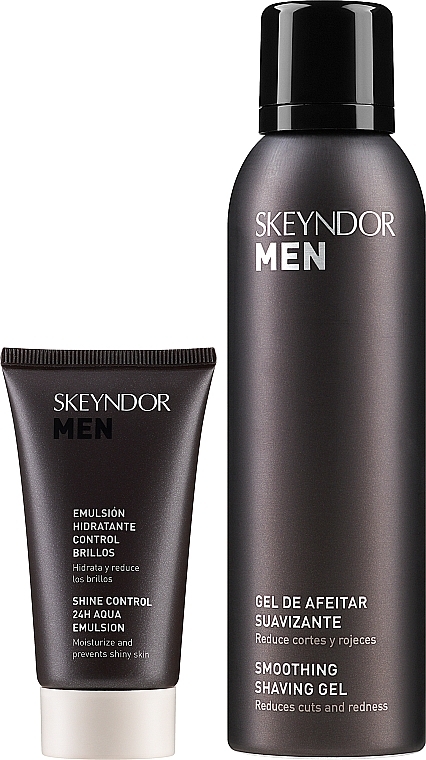 Набор - Skeyndor Men Facial Care Kit (shv/gel/150ml + emulsion/50ml) — фото N3