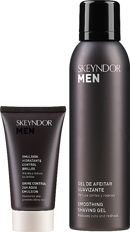 Набір - Skeyndor Men Facial Care Kit (shv/gel/150ml + emulsion/50ml) — фото N3