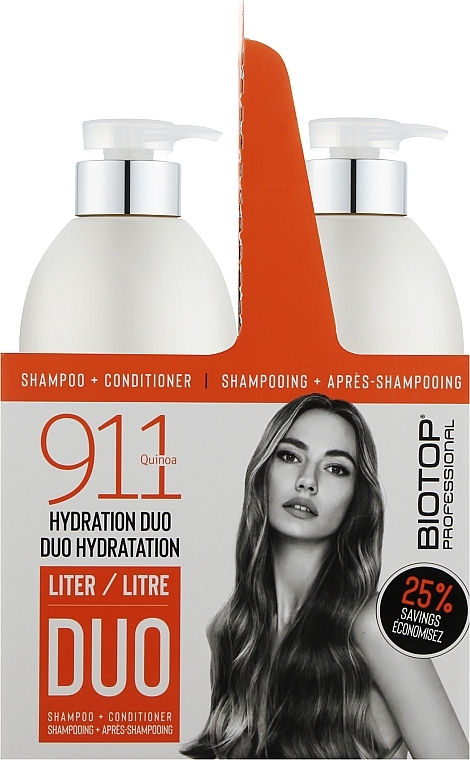 Набір - Biotop 911 Quinoa Duo (sh/1000ml + cond/1000ml) — фото N1