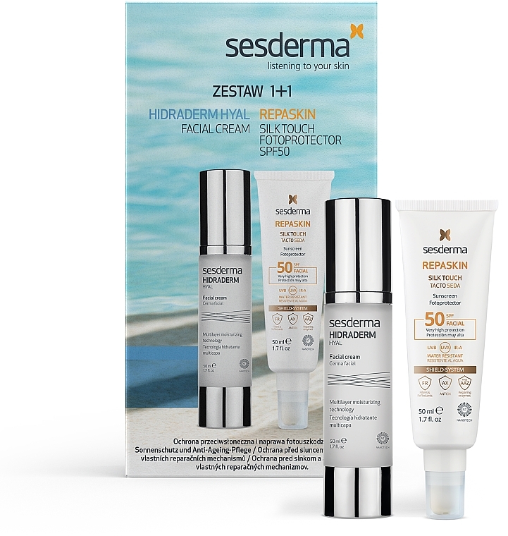 Набір   - SesDerma Laboratories Hidraderm Hyal & Reti Age (serum/30ml + f/cr/50ml) — фото N1