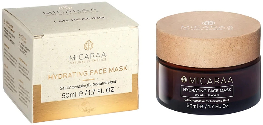 Увлажняющая маска для лица - Micaraa Hydrating Face Mask — фото N3