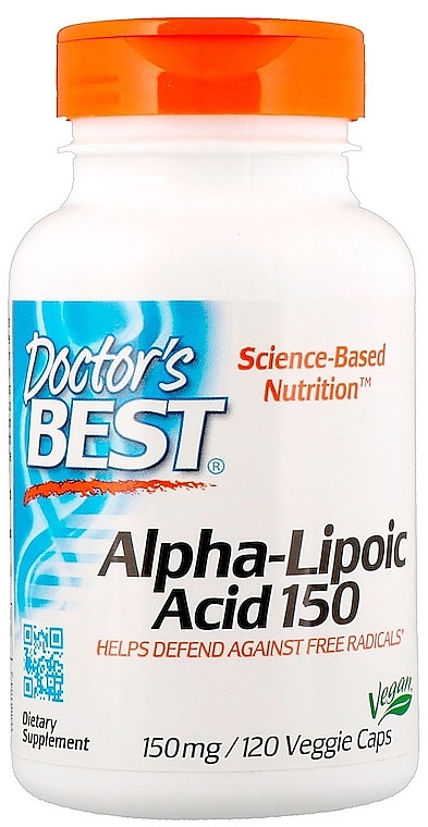 Альфа-липоевая кислота, 150 мг - Doctor's Best Alpha Lipoic Acid — фото N1