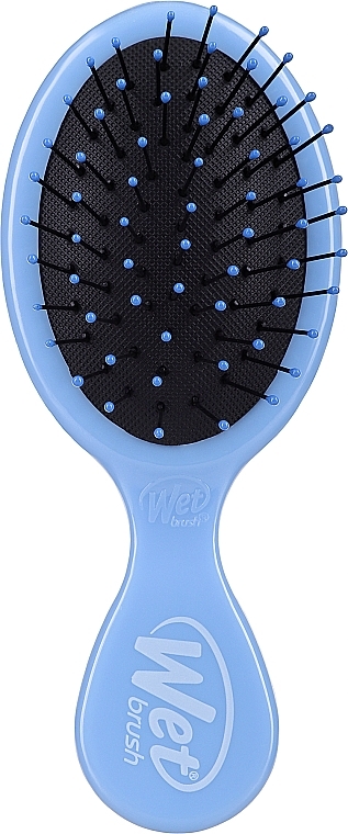 Расческа компактная, голубая - Wet Brush Mini Detangling Brush Free Spirit Sky — фото N1