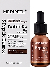 Масло для лица - Medi Peel Peptide-Tox Bor Ampoule Oil — фото N2