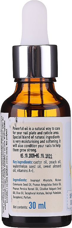 Увлажняющее масло для кутикулы и ногтей - Eco U Cuticle & Nail Oil — фото N2