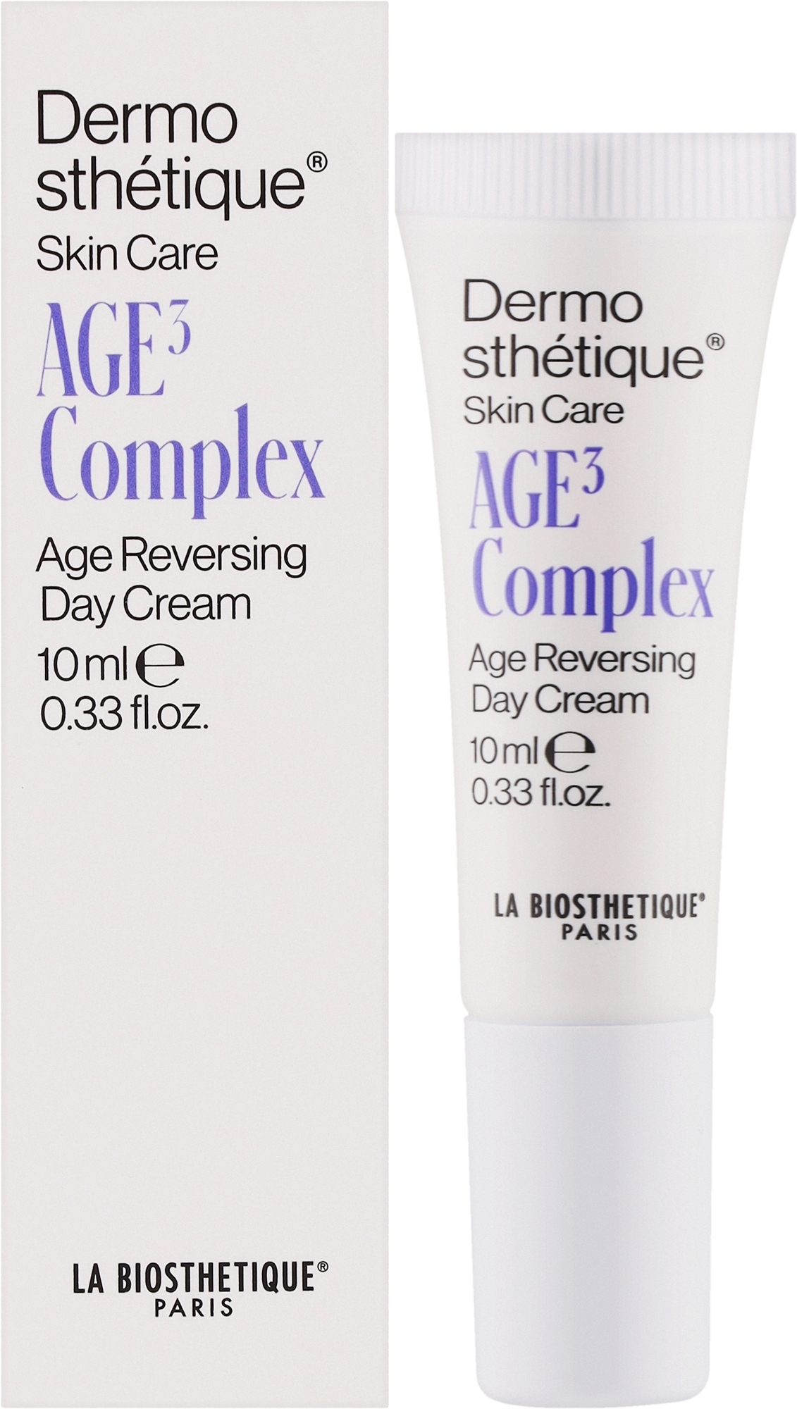 Антивіковий денний крем проти зморщок - La Biosthetique Dermosthetique Skin Care Age3 Complex Age Reversing Day Cream — фото 10ml