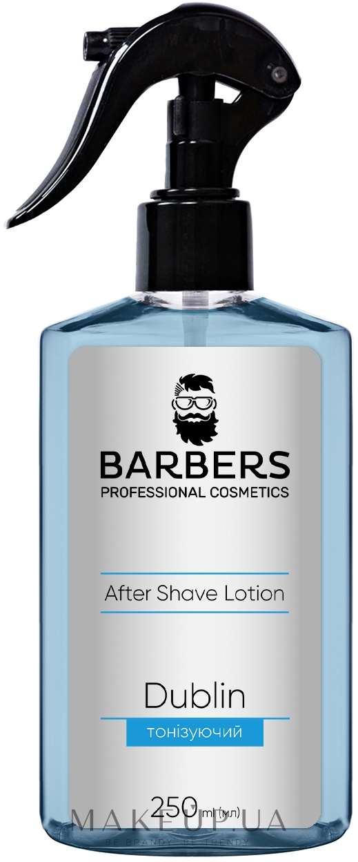 Тонізувальний лосьйон після гоління - Barbers Dublin Aftershave Lotion — фото 250ml