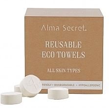 Прессованные салфетки для косметических процедур - Alma Secret Reusable Eco-Towels — фото N1