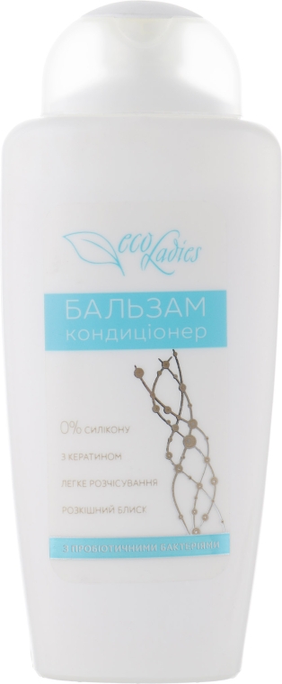 Бальзам-кондиционер для всех типов волос с пробиотиком - Organics EcoLadies Hair Conditioner